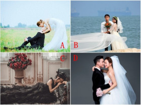 Trắc nghiệm: Chọn một bức ảnh cưới biết ngay cuộc sống hôn nhân của bạn thế nào