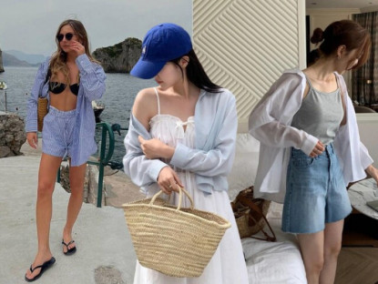 8 cách phối sơ mi đi biển chuẩn fashionista, mặc xong nhan sắc thăng hạng cứ chụp ảnh là xinh hết nấc
