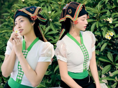 Xuất hiện cô gái đồng bào Thái mặc đồ truyền thống độc đáo đẹp phát sáng, hoá ra là "Hoa hậu Tiến sĩ" đình đám