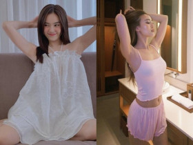Showbiz Việt có một mỹ nhân mặc đồ ở nhà gợi cảm chẳng kém khi diện bikini, được mệnh danh “nữ hoàng đồ ngủ”