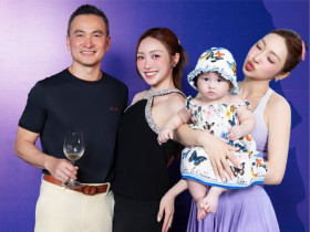 Bà xã Chi Bảo mê môn thể thao này hơn cả chồng, ẵm con theo để độ dáng