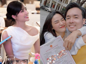 Anh Đào sau nửa năm làm đám cưới: "Ngày trước tôi chỉ thơm bạn diễn, chứ lấy chồng rồi tôi hôn mãnh liệt luôn"