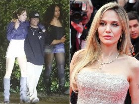 Angelina Jolie vừa lơ là, Pax Thiên đã "mất kiểm soát": Tìm tới câu lạc bộ thoát y, say xỉn không đi nổi