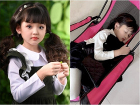 Bé gái giống Song Hye Kyo kiếm 25 triệu/giờ: Mới 8 tuổi đã đi vừa dép mẹ, vừa thi học kỳ vừa đi quay phim