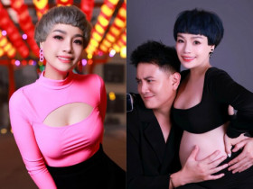 Ca sĩ Ngọc Khuê tiết lộ ngày dự sinh con thứ 2 ở tuổi U50, "em bé khủng long" chưa chào đời đã được cả nhà cưng nựng