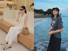 10 công thức phối váy dài đẹp bất bại của các nàng dâu hào môn: Nàng “nấm lùn” hay mũm mĩm đều có thể tham khảo