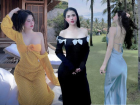 Vợ cũ Việt Anh U40 lên đồ vẫn trẻ như gái đôi mươi, được khen quyến rũ không kém Ngọc Trinh