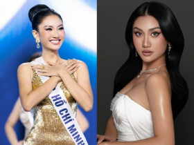 Soi cận nhan sắc đậm chất Á Đông của Tân Hoa hậu Hoàn vũ Việt Nam 2025