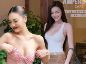 Cô gái có đôi gò bồng đảo căng tràn, vòng eo 61 cm được mệnh danh là "nàng Tấm" showbiz Việt