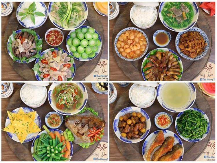 Tổng hợp 14 mâm cơm ngày hè vừa ngon, dễ ăn lại giàu dinh dưỡng của mẹ đảm, nhìn là thèm!