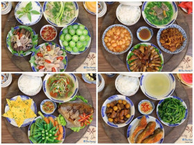 Tổng hợp 14 mâm cơm ngày hè vừa ngon, dễ ăn lại giàu dinh dưỡng của mẹ đảm, nhìn là thèm!