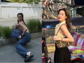 Chân dài lập kỷ lục lịch sử làng sắc đẹp Việt chưa 30 tuổi đã có nhà 7 phòng ngủ, mang "túi 3 gang" gần nửa tỷ ngồi vệ đường