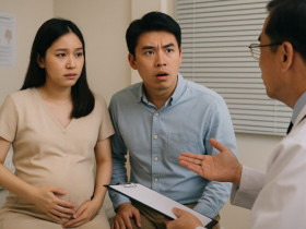 Đưa vợ đẹp đi khám thai, bác sĩ hỏi đúng một câu mà khiến bí mật giấu kín bị phơi bày