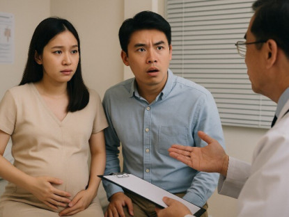 Đưa vợ đẹp đi khám thai, bác sĩ hỏi đúng một câu mà khiến bí mật giấu kín bị phơi bày