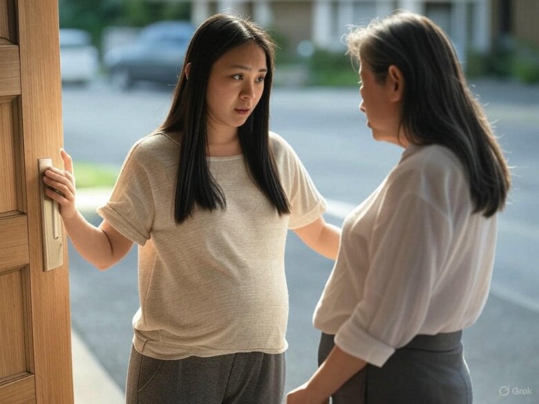 Có bầu với tình mới sau 2 năm ly hôn, tôi chết lặng khi thấy người gõ cửa - 2