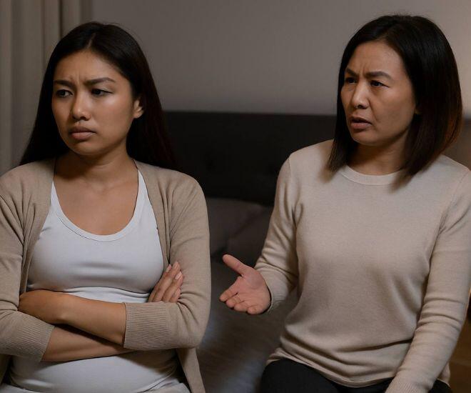 Mẹ chồng không cho con dâu ngủ cùng chồng, tôi ấm ức mãi đến khi nghe lén cuộc điện thoại của bà - 1