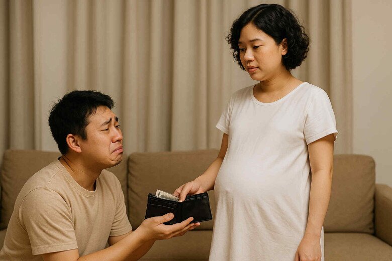 Vợ bầu đêm nào cũng rút bớt 10 nghìn từ ví chồng, đến lần thứ 21 anh đưa hết tiền lương - 2
