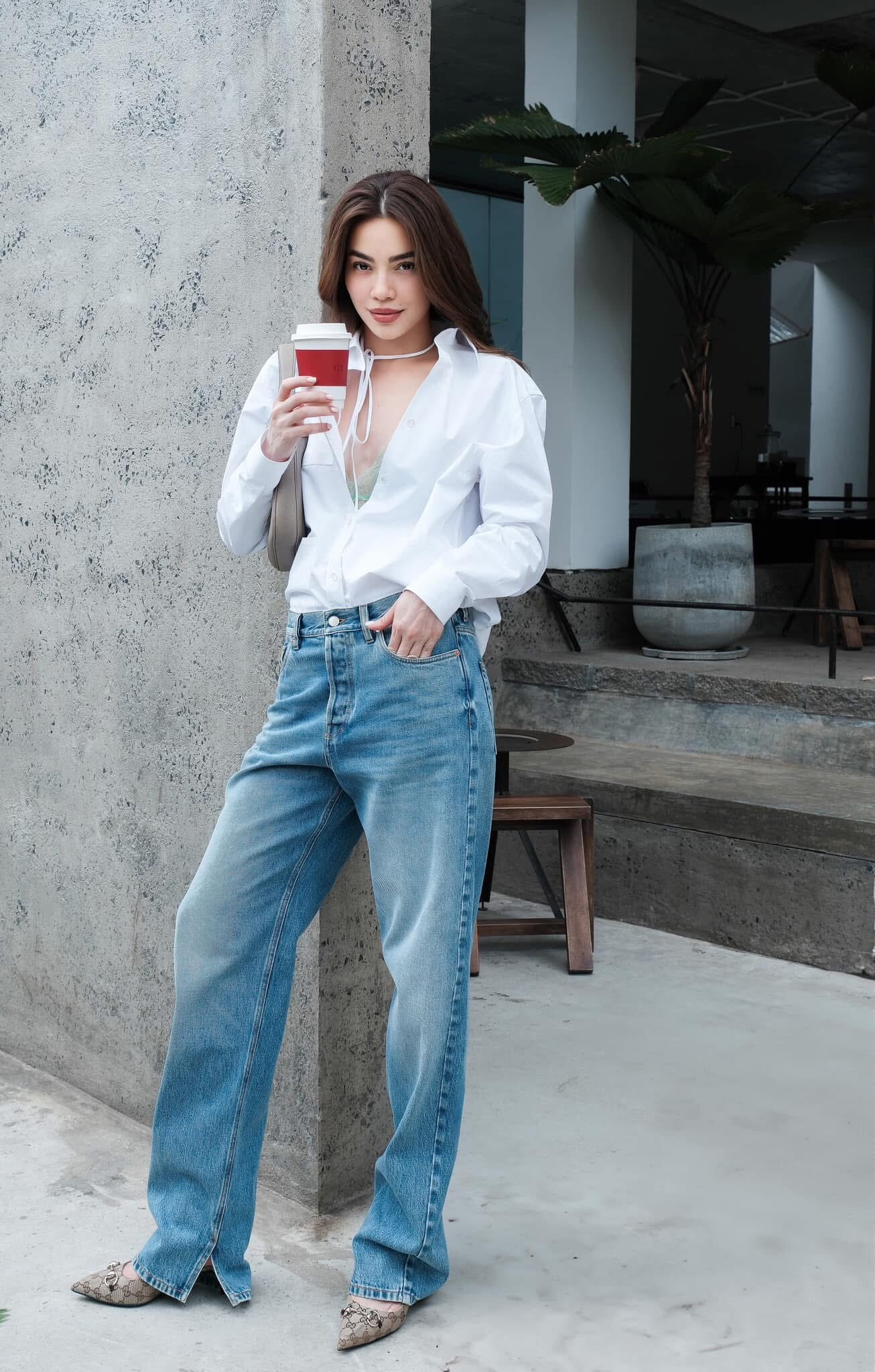 Mặc đồ trắng không lo lộ "bé mỡ" chuẩn style Hồ Ngọc Hà, tưởng khó nhưng lại vô cùng đơn giản - 9