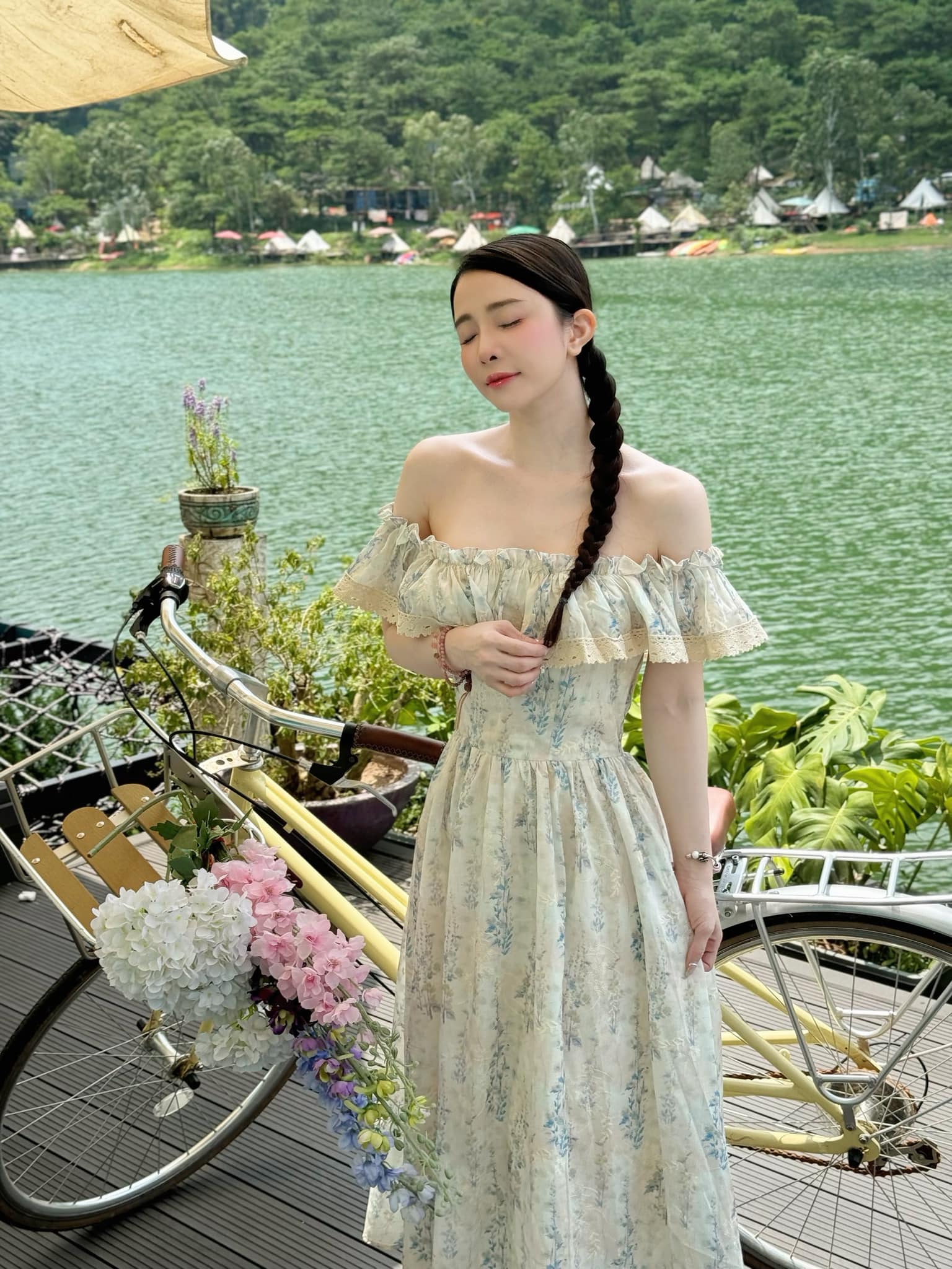 Người tình Việt Anh có nước sa trắng sứ, chuộng mặc style “gái quê” vẫn hút hết mọi ánh nhìn - 3
