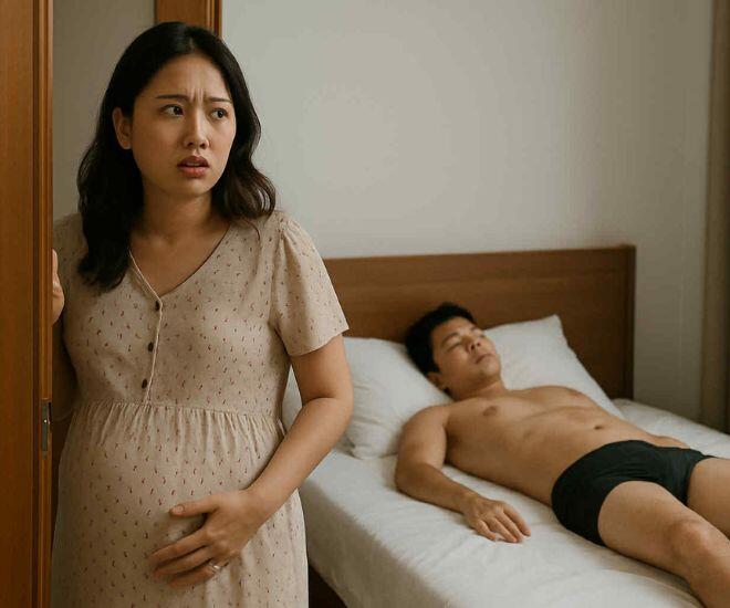 Bầu bí mệt mỏi, tôi tranh thủ về nhà nghỉ trưa thì sững sờ trước cảnh tượng trong phòng ngủ - 1