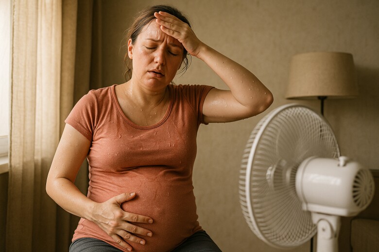 Mẹ bầu sống suốt nhiều tuần trong căn hộ nóng bức không có điều hòa: Bác sĩ cảnh báo - 1