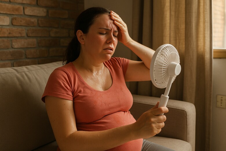 Mẹ bầu sống suốt nhiều tuần trong căn hộ nóng bức không có điều hòa: Bác sĩ cảnh báo - 2