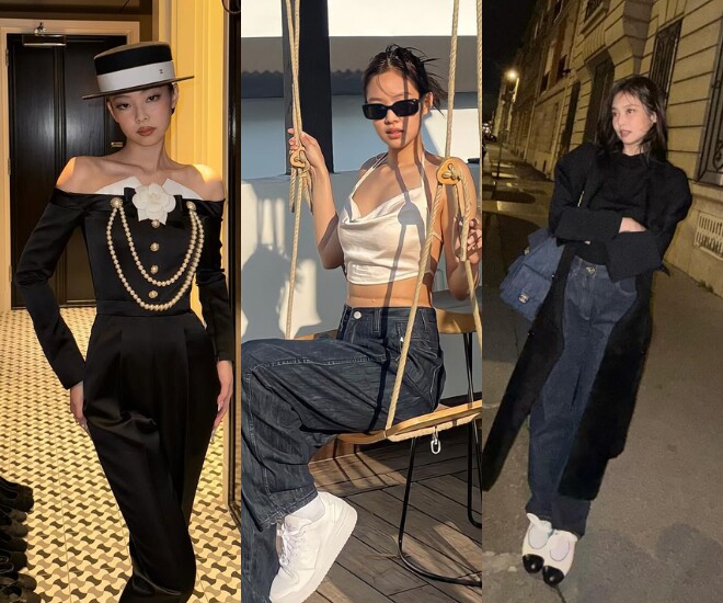 Công thức lên đồ sang chảnh của &#34;Chanel sống&#34; Jennie, không cần đẹp chuẩn Hàn vẫn lên đồ &#34;cuốn&#34; khỏi bàn - 1