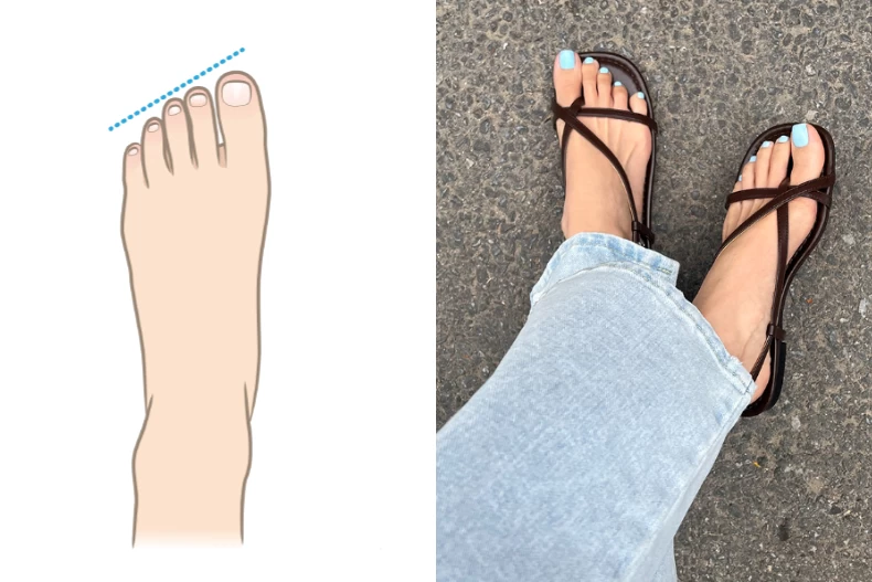 Cách chọn giày sandals chuẩn dáng chân: vừa đẹp vừa thon, đi hoài không mỏi - 2