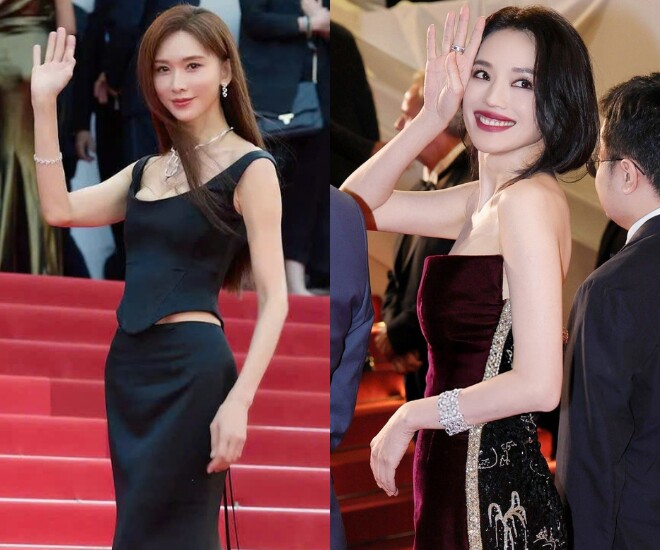 2 tượng đài nhan sắc màn ảnh Hoa ngữ hội ngộ tại LHP Cannes, tuổi ngấp nghé 50 vẫn đẹp không thua 10 năm trước - 1