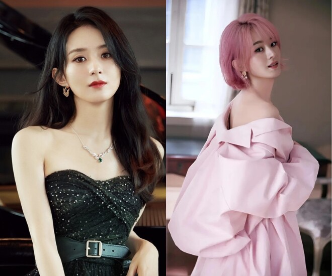 Triệu Lệ Dĩnh đã làm mẹ nhưng mỗi lần đổi màu tóc đều khiến CĐM  &#34;dậy sóng&#34;, luôn chọn style nổi loạn để &#34;lột xác&#34; - 1