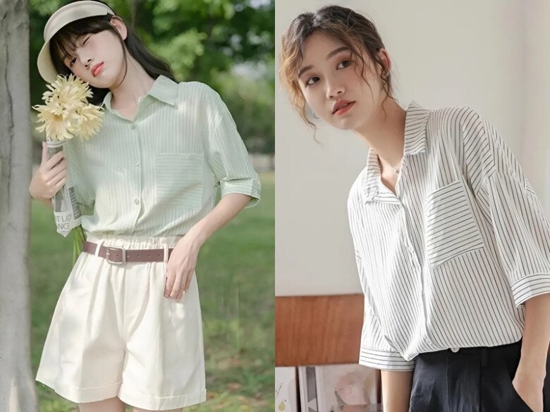 4 chiếc áo sơ mi mà tôi đang phát cuồng, chị em nên sở hữu một chiếc để trông thon gọn hơn và che đi mỡ thừa - 8