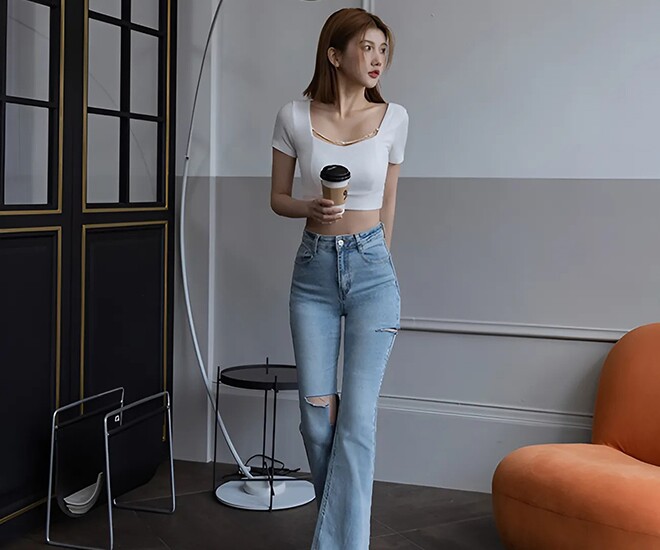 4 kiểu quần jeans "hack" dáng cực đỉnh cho người thấp: Tỷ lệ cơ thể chuẩn chỉnh chỉ trong tích tắc - 1