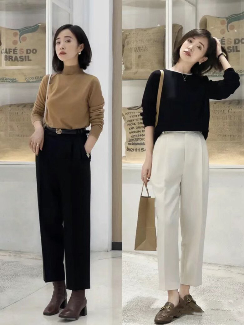 4 kiểu quần phụ nữ 30+ mặc đẹp hơn hội gái trẻ, chị em chỉ cần một chiếc có thể mặc quanh năm lại “độ” dáng hiệu quả - 4