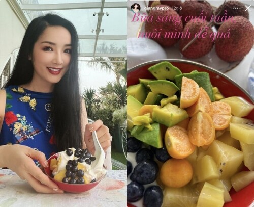 Hoa hậu Đền Hùng Giáng My ở biệt thự 1000m2 ăn đơn sơ toàn rau với tô hoa quả duy trì vẻ đẹp không tuổi - 15
