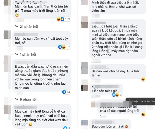 Khóc thét khi chị em khoe thành quả wax lông vùng bikini, nhìn thôi đã thấy &#34;cô bé&#34; chịu nhiều tổn thương - 3