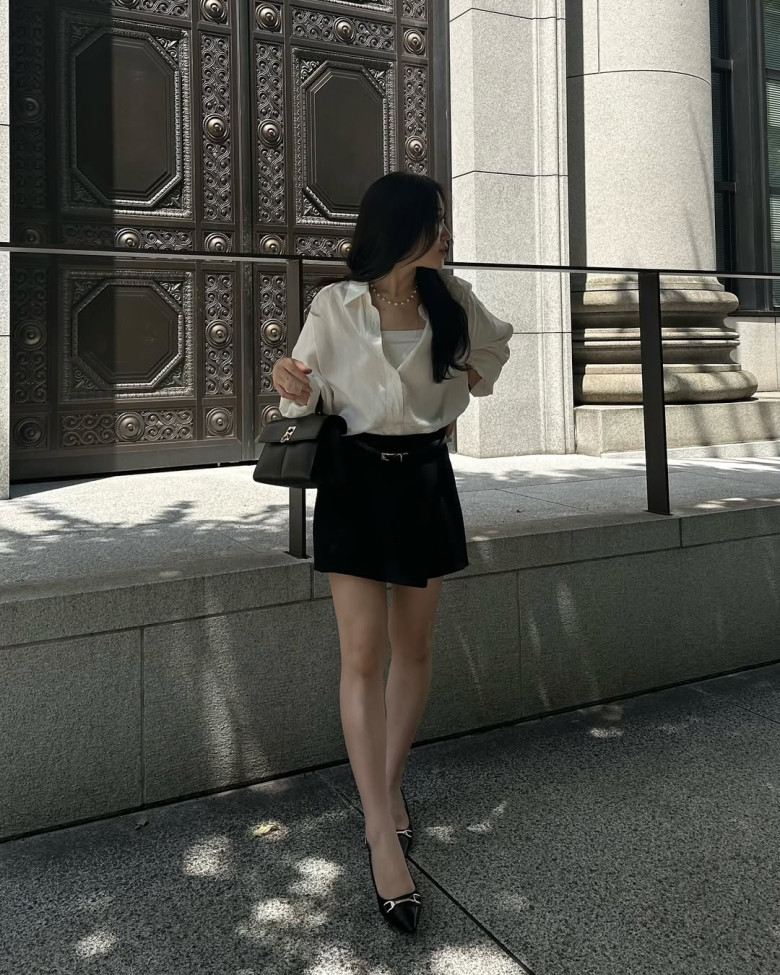 Hè này mặc gì đi làm? Tham khảo 20 outfit &#34;ruột&#34; của các blogger thời trang cao dưới 1m60 mà &#34;hack&#34; dáng như 1m70 - 5