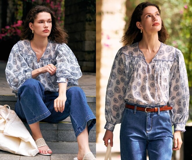 Không phải sơ mi trắng hay kẻ sọc, hội nàng thơ nên thay thế bằng 3 kiểu sơ mi này để "hack" tuổi - 2