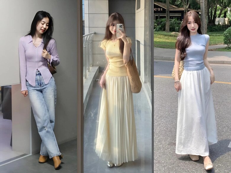 Mẫu áo tưởng chỉ dành cho mùa lạnh bất ngờ gây sốt ngày hè: "Vũ khí" hack tuổi, tăng vẻ dịu dàng và thanh lịch - 2