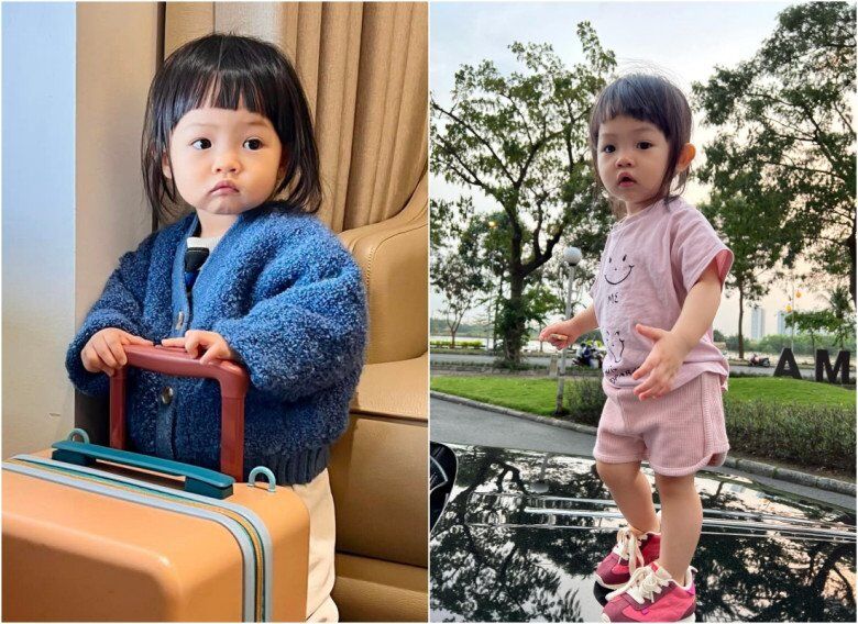 Tiểu công chúa nhà sao Việt hóa mỹ nhân với tóc xinh: Bé được khen có &#34;tướng hoa hậu&#34;, bé sao y bản chính của mẹ - 6