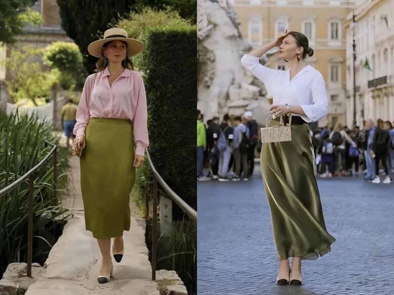 Học theo 2 cô nàng blogger thời trang mặc toàn món cơ bản, tôi dù nặng 60kg vẫn trông như chỉ 50kg - 11
