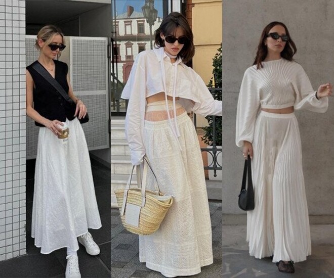 Sở hữu chân váy trắng nhưng không biết phối với gì trong tủ đồ, 5 outfit “cứu nguy” chuẩn xinh, cứ diện là đẹp - 1