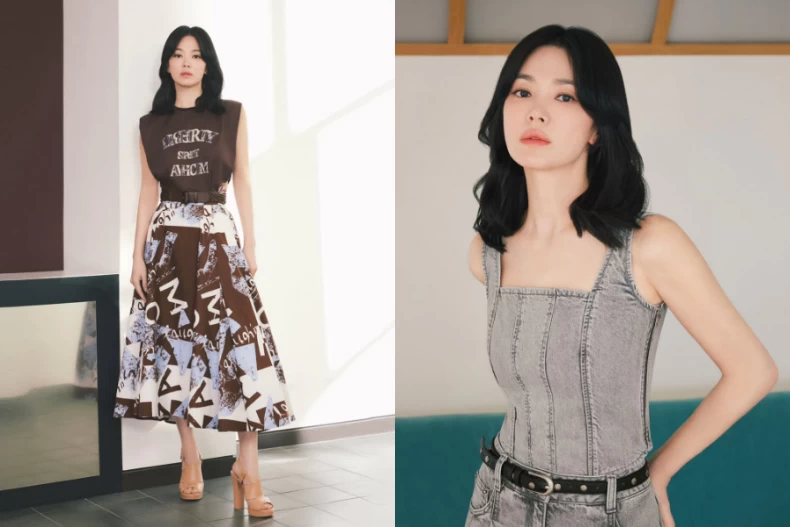 Song Hye Kyo &#34;ăn gian tuổi&#34; nhờ 5 màu trang phục cứ mặc lên là trẻ lại 10 tuổi, hợp mọi tông da - 1