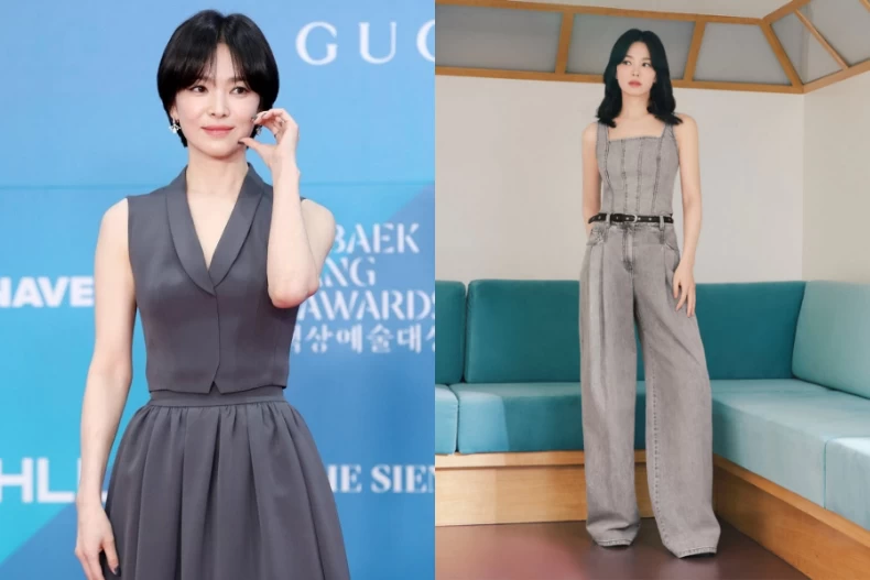 Song Hye Kyo &#34;ăn gian tuổi&#34; nhờ 5 màu trang phục cứ mặc lên là trẻ lại 10 tuổi, hợp mọi tông da - 8