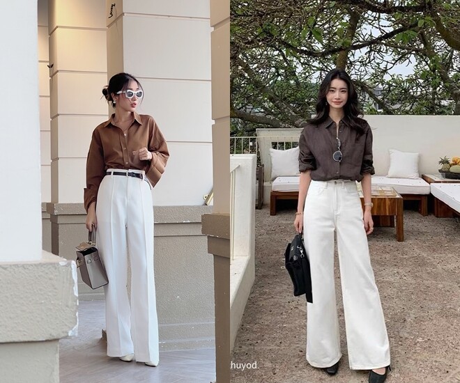 Vì sao phụ nữ 30+ nhất định phải có 1 chiếc quần trắng? 3 nên – 3 không khi diện quần trắng để không bị “phản chủ” - 1