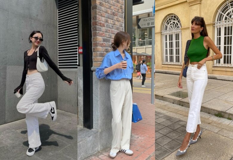 Vì sao phụ nữ 30+ nhất định phải có 1 chiếc quần trắng? 3 nên – 3 không khi diện quần trắng để không bị “phản chủ” - 3