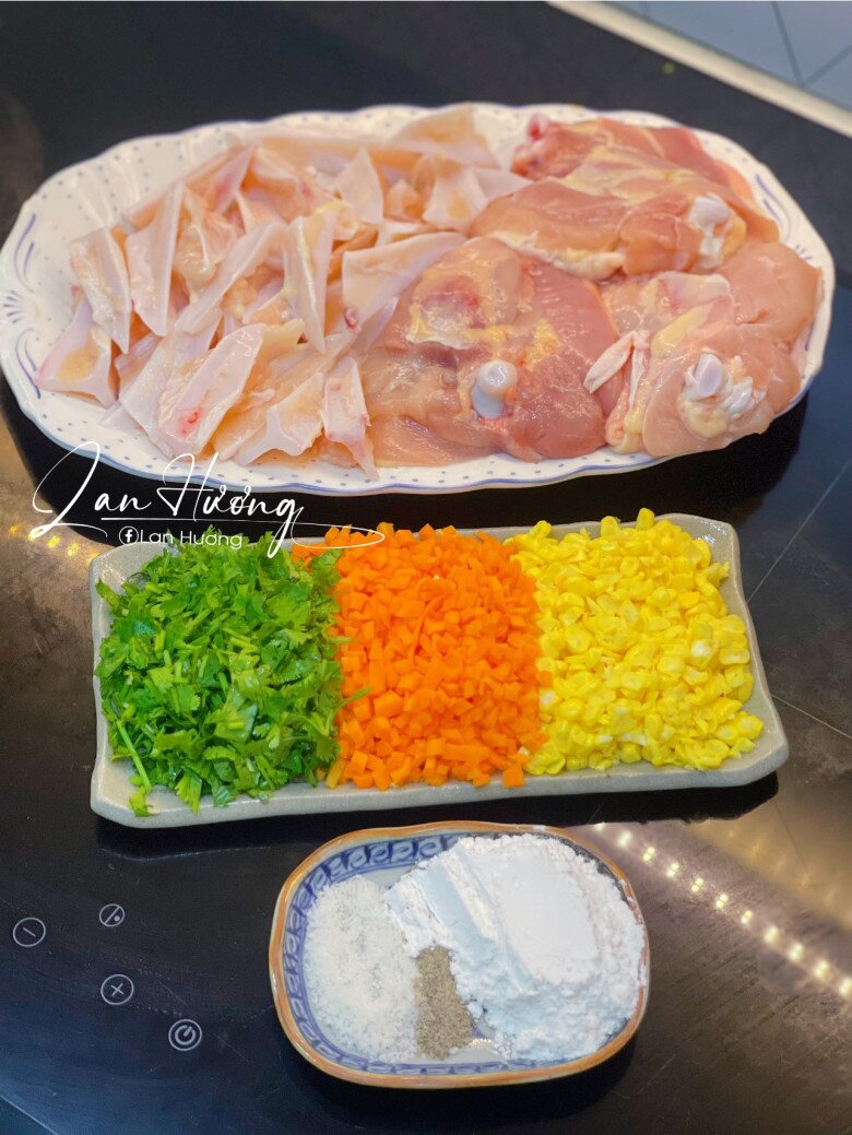 Chả sụn gà rau thơm phức mềm trong, giòn ngoài, ngon mọng ai ăn cũng thích - 3