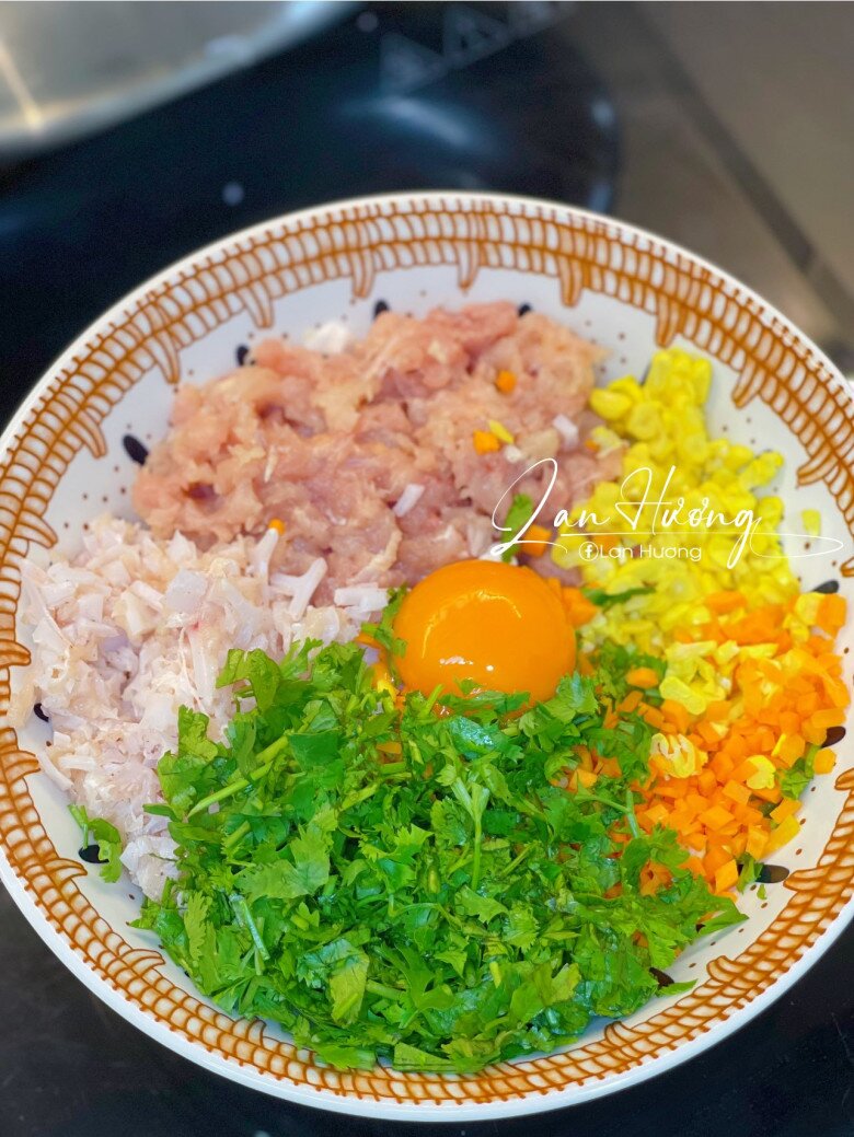 Chả sụn gà rau thơm phức mềm trong, giòn ngoài, ngon mọng ai ăn cũng thích - 4