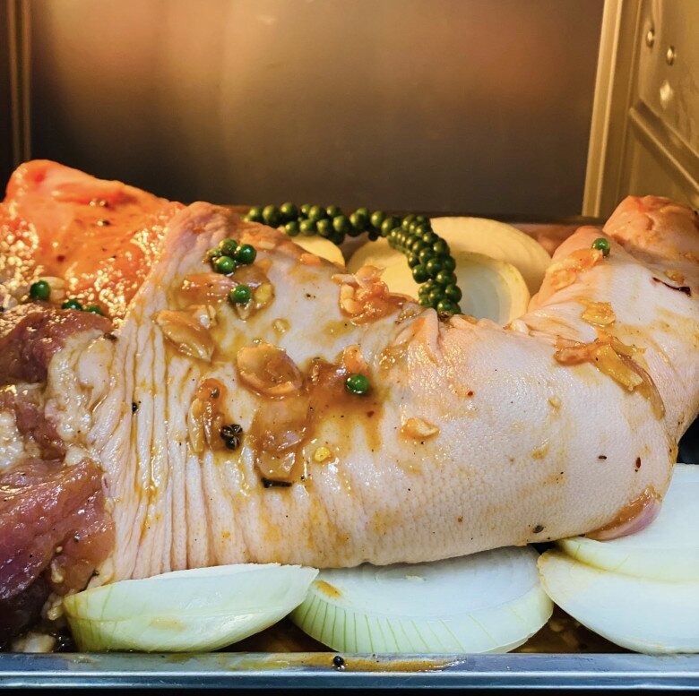 Chân giò không luộc nữa, đem hấp mắm nhĩ giữ độ ngọt tự nhiên, thơm nức mũi - 5