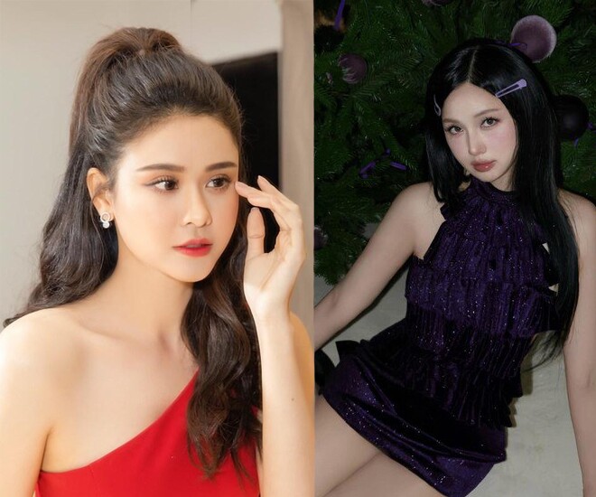 Cùng sinh năm 1989: Trương Quỳnh Anh giống chị gái của con trai 13 tuổi, Tâm Tít đẹp mướt mát sánh bước chồng đại gia - 1