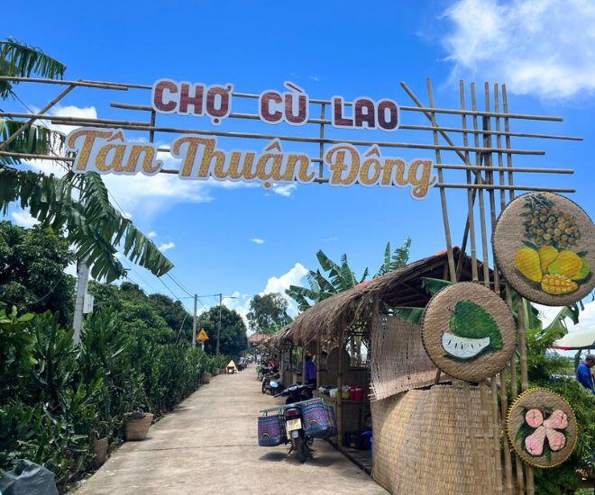 Ghé khu chợ quê giữa lòng Đồng Tháp, mới mở 2 năm nhưng hút hơn 100 ngàn lượt khách đến tham quan - 1